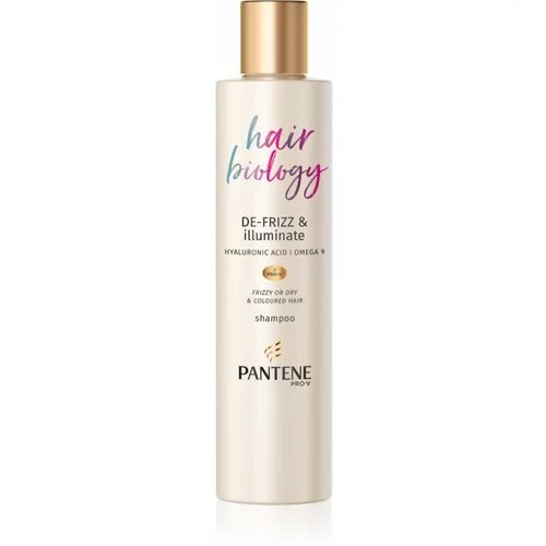 Pantene Hair Biology De-Frizz & Illuminate šampon za barvane lase 250 ml