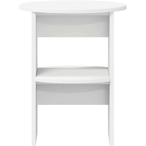  Pomoćni ormarić 2 pcs Bijeli &amp;Oslash;40 x 50 cm Konstrukcijsko drvo Slike