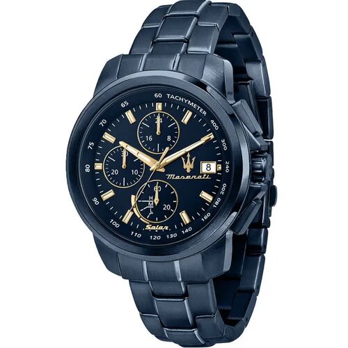 Maserati satovi R8873649002 maserati solar blue chronograph muški ručni sat Slike