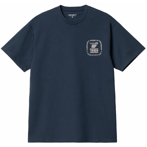 Carhartt WIP S/S Stamp State T-Shirt Blue Grey