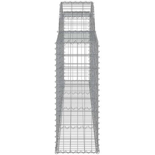  Lučne gabionske ko&amp;scaron;are 7 kom 300x30x80/100 cm pocinčano željezo Slike