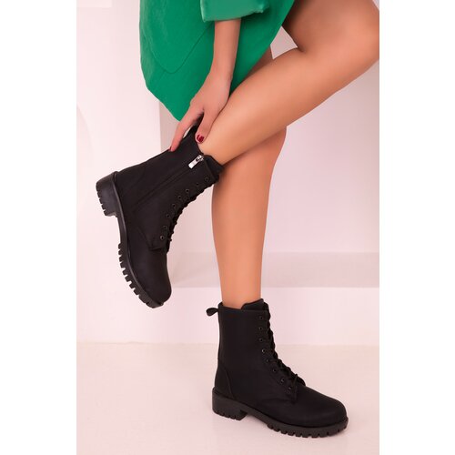 Soho Black Women's Boots & Booties 13734 Cene