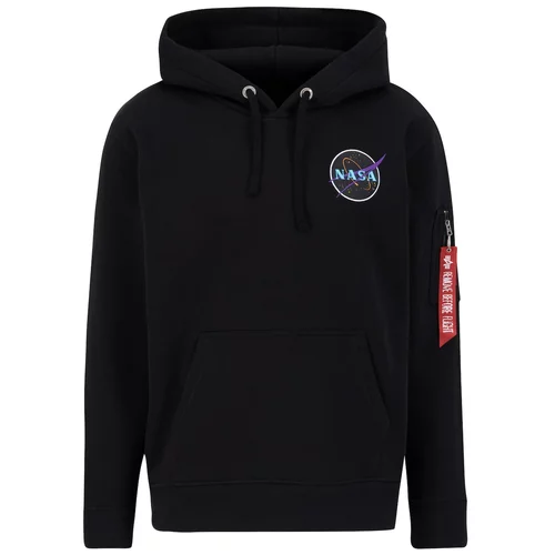 Alpha Industries Sweater majica 'Space Shuttle' miks boja / crna