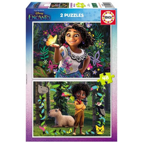 Educa borras Disney Ecanto puzzle 2x48pcs Slike