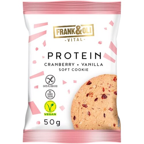 Frank&amp;amp;oli cookies, brusnica vanila, 50g Slike