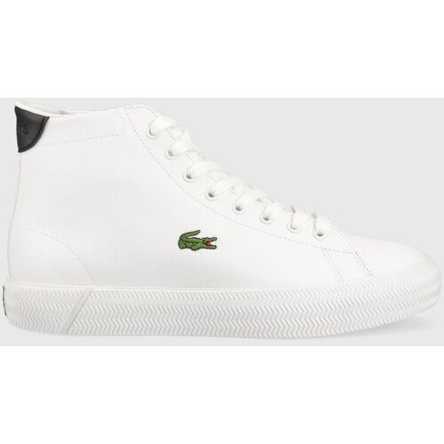 Lacoste Kožne tenisice Gripshot Mid , boja: bijela Slike