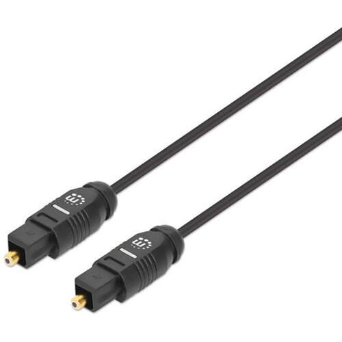 Manhattan kabel 395069, Toslink Digital/Optical/Audio, 2x S/PDIF (M), GP, 2m Slike