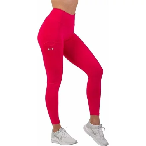 NEBBIA Active High-Waist Smart Pocket Leggings Pink XS