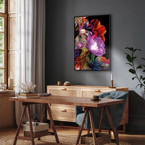  Slika - Nature in Summer Hues (1-part) - Flower Garden of Inspiration 40x60 Slike