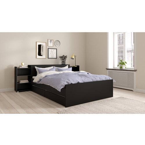 Tvilum Crne ladice za ispod kreveta u setu 2 kom 90x190/140x190 cm Naia &amp;ndash; Slike