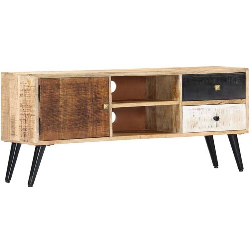 VidaXL TV omarica 115x30x47 cm trden mangov les Slike