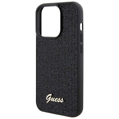 Guess Maska za telefon iPhone 15 Pro 6.1 GUHCP15LPMSDGSK, Sa cirkonima, Crna Slike
