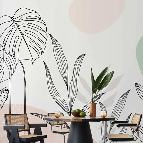  Foto tapeta - Leaves in Pastels 400x280 Cene