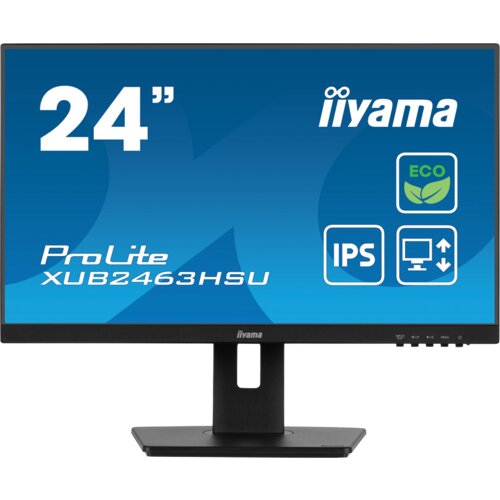 Iiyama ProLite XUB2463HSU-B1 computer monitor 61 cm (24) 1920 x 1080 pixels Full HD LED Black Slike