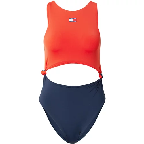 Tommy Jeans Jednodijelni kupaći kostim mornarsko plava / crvena / prljavo bijela