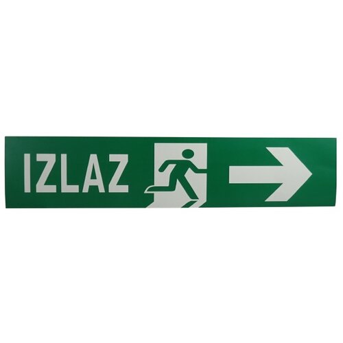  Nalepnica za panik lampu - izlaz desno 221x47mm Cene