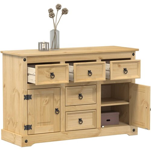 vidaXL Komoda Corona 115x40x76 cm trdna borovina Cene