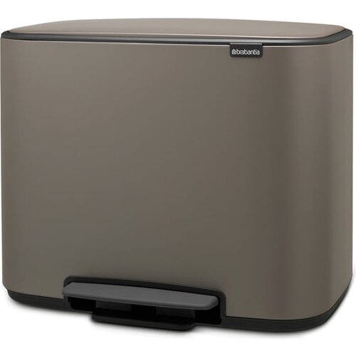 Brabantia Bo pedalni koš 11 L + 23 L z 2 plastičnima vložkoma - Platinum Cene