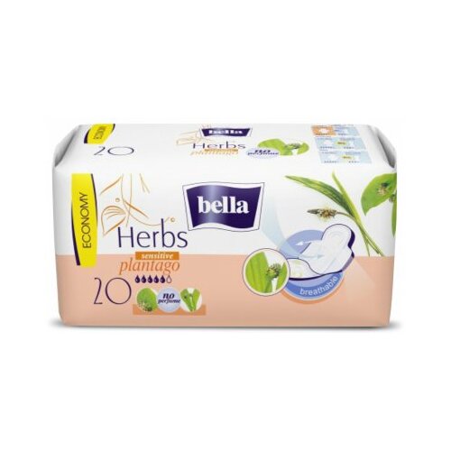 Bella Herbs Plantago vložki brez dišav 20 kos Cene