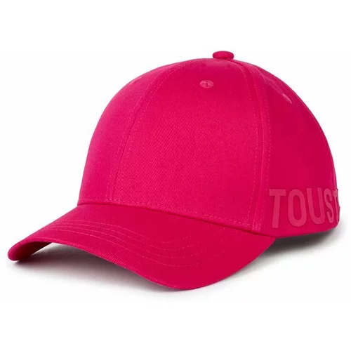 Tous Pamučna kapa sa šiltom boja: ružičasta, bez uzorka