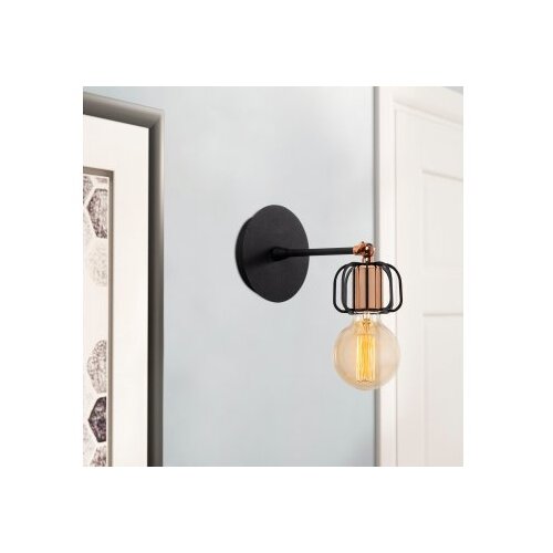 Opviq Zidna lampa E27 Grlo, Crna Cene