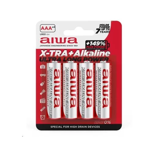 Aiwa AB-AAALR03 / 4 baterije LR03, 4 kos