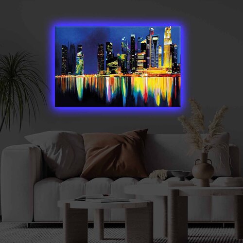 Wallity Slika na platnu sa LED osvetljenjem 45x70cm Cene