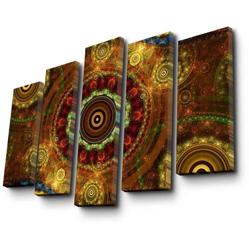 Canvart vi&amp;scaron;edijelna slika Boho, 105 x 70 cm Slike