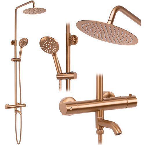 Rea Komplet za prhanje Lungo Copper Brush Cene