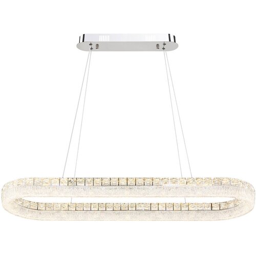 Globo 67387-40 - LED prigušiva luster na sajli LAUREL 40W/230V proziran+daljinski upravljač Cene