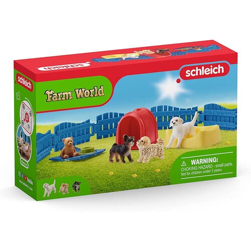 Schleich Farm World 42480 Puppy Pen Slike