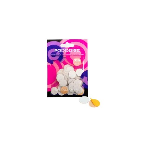 Brusni papir za pedikuru Staleks Podo Disk S – 15 mm White 320 grit – 50 kom Cijene