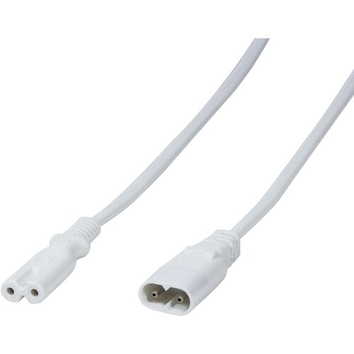 Logilink Napajalni podalj&scaron;evalni kabel [1x vtič za male aparate C8 - 1x vtičnica za male aparate C7] 2 m bela (20422070) Cene