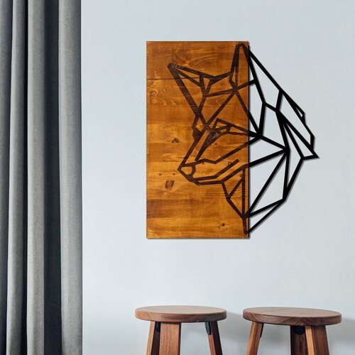 Wallity Zidna dekoracija Kurt, 50x58 cm, Smeđe boje Slike