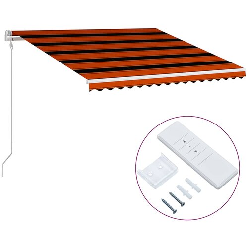 Tenda na automatsko uvlačenje 400 x 300 cm narančasto-smeđa Slike