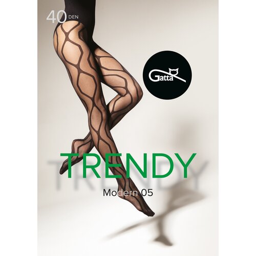 Gatta modern 05 Tights 40 DEN Nero 3-M Cene
