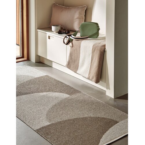 Pappelina bež zunanji in notranji tekač 70x180 cm hill dark linen &amp;ndash; Slike