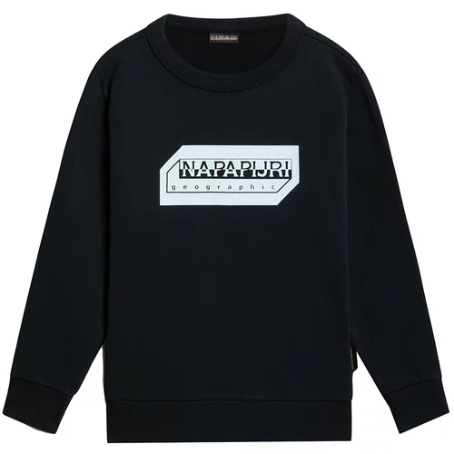 Napapijri Sweater majica 'KITIK' crna / bijela