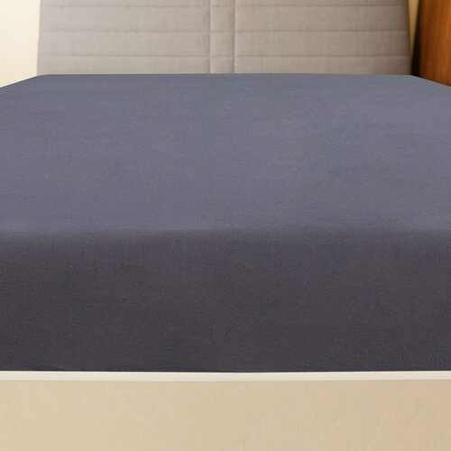 Plahte s gumicom od žerseja 2 kom antracit 160 x 200 cm pamučne Slike