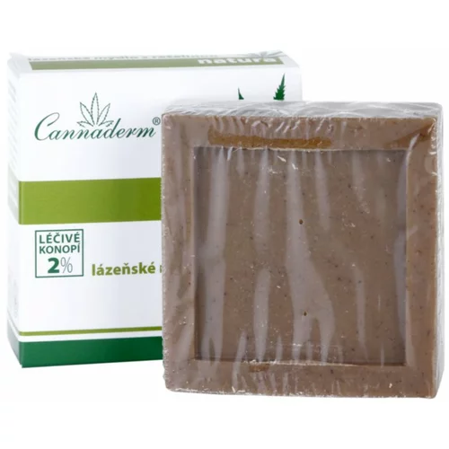 Cannaderm Natura Spa soap with peat extract čistilno milo iz blata s konopljinim oljem 80 g