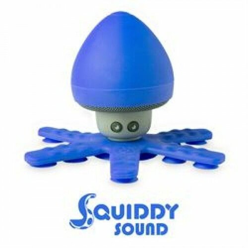 Celly bluetooth vodootporni zvučnik sa držačima squiddysound u plavoj boji Slike
