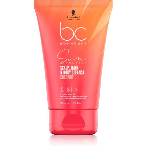 Schwarzkopf Professional BC Bonacure Sun Protect Scalp, Hair & Body Cleanse gel za prhanje 2 v 1 100 ml Cene