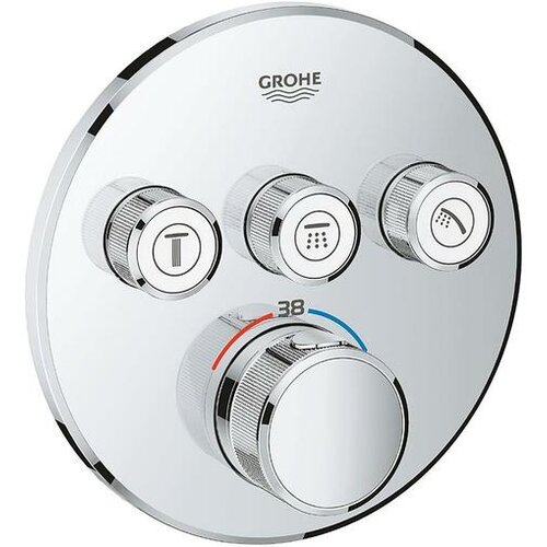 Grohe kopalni&amp;scaron;ka termostatska podometna pokrivni set Grohtherm SmartControl 29121000 3 iztoki Slike