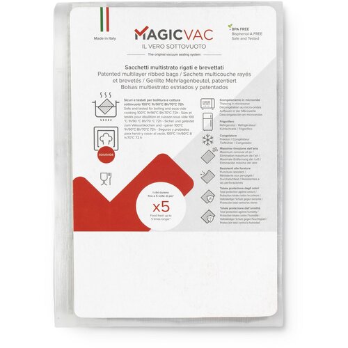 MAGICVAC 50 Vakuumbeutel mit Label 20 x 30 cm Slike