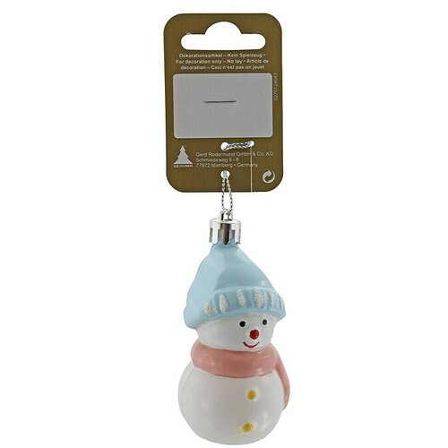  Ukrasi za božićno drvce Snjegović sa kapom (Raznobojno, Plastika, 1 Kom.) Slike