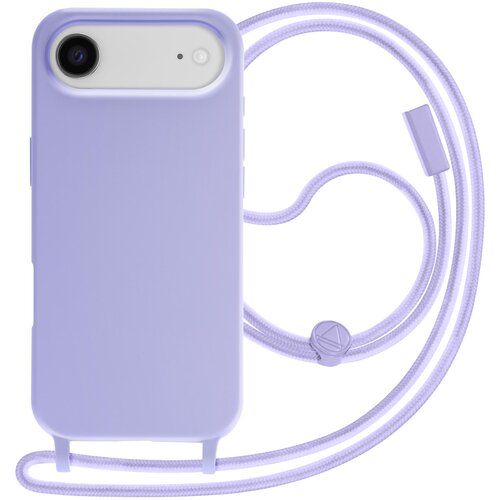 AVIZAR Ovitek za iPhone Air iz silikona Soft Touch z nastavljivo vrvico za okoli vratu, Lavanda, (5000190143) Cene