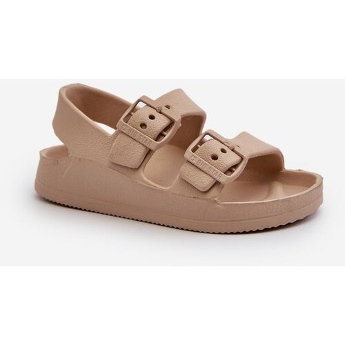 Big Star Children's lightweight sandals with buckles beige Slike