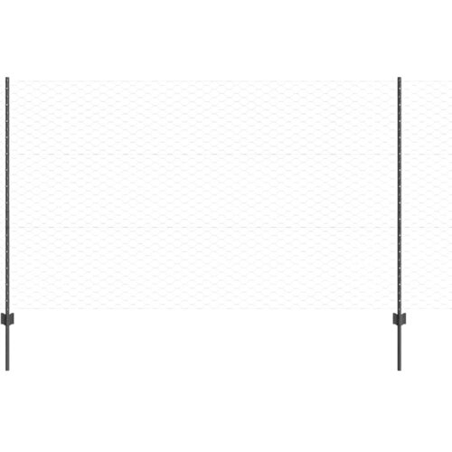  Heksagonalna ograda s stubom 100 x 1,4 m Čelik premazan PVC-om Slike