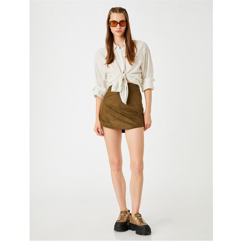 Koton Skirt - Khaki - Mini Slike