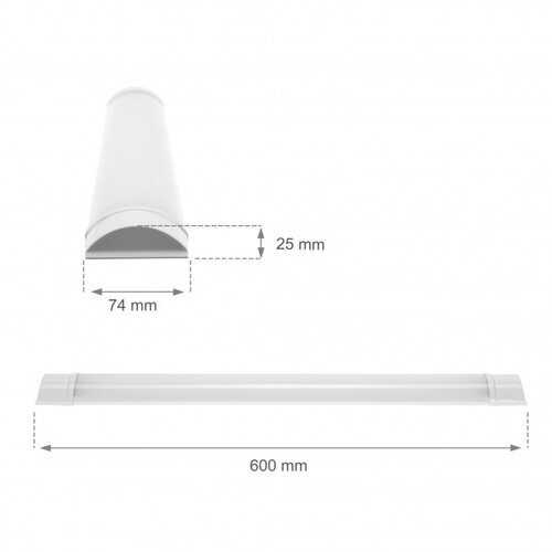  LED svetlo za montažu ispod kuhinjskih elemenata VIGA LED/14W/230V 3000K belo Slike